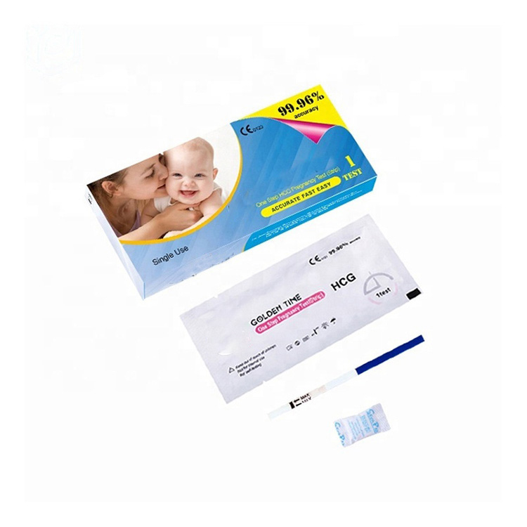 99,9% дақиқии баланд Mamma Perfect Hcg санҷиши ҳомиладории Rapid Strip