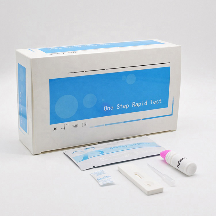 Кассетаи якдафъаинаи тиббии Salmonella Typhoid Antigen Rapid Test Kit