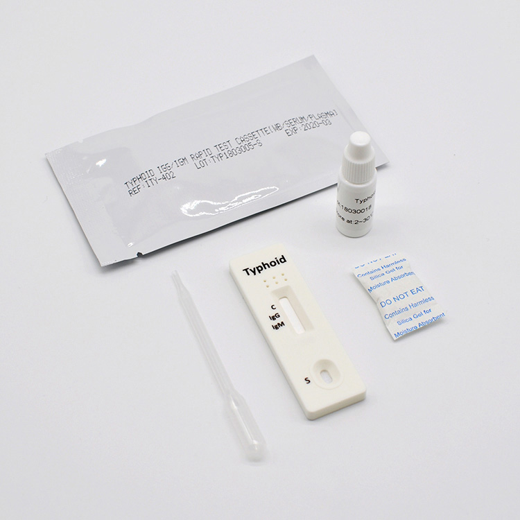 Истифодаи тиббӣ касбӣ Typhoid Igg Igm Test Rapid